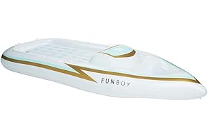 FUNBOY Giant Inflatable Luxury Yacht Speed Boat Pool Float