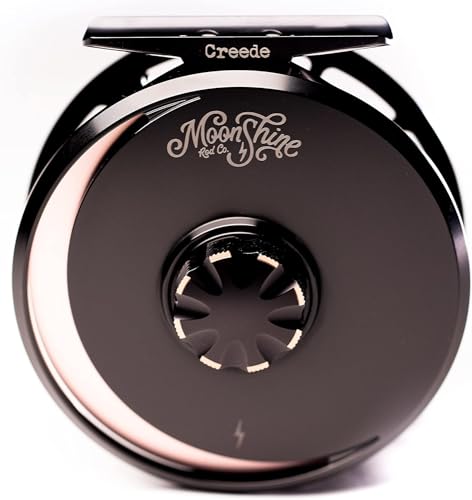 Moonshine Rod Company The Creede Fly Fishing Reel 3/4 Copper. Fully Machined Large Arbor with Sealed...