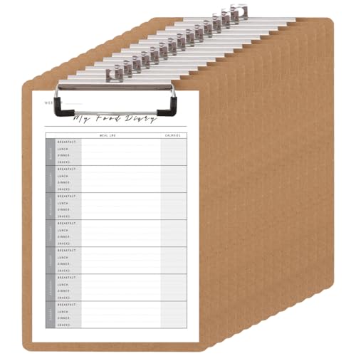 LDHHYH 20 Stück Klemmbrett A5, Hartplatten-Klemmbrett A...