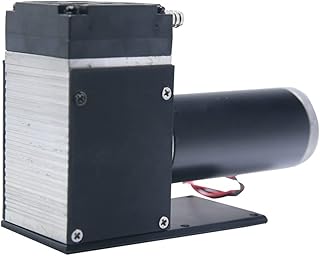 DC 12V Vacuum Pump 15L Brushed Mrico Oiless High Vacuum Pump -85Kpa for Laboratory, Medical Equipment Vacuum and Steam