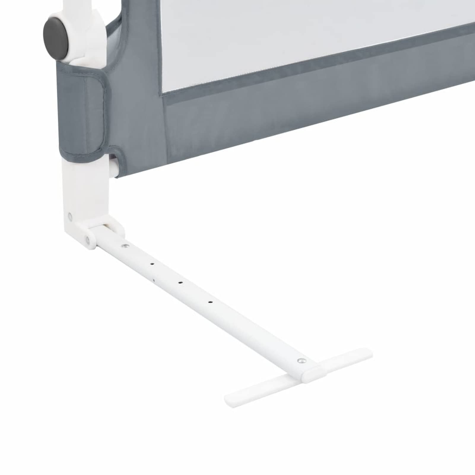 Rantry Kleinkind-Bettschutzgitter Grau 150x42 cm Polyester Babysicherheit Model10167