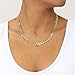 Nuragold 10k Real Yellow Gold Solid Cuban Curb Link 7mm Chain Necklace (16