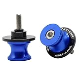 『Rosca』 M6 M6 6MM Motocicleta Juego Diábolos Aluminio para MT09 MT-09 MT 09 Azul