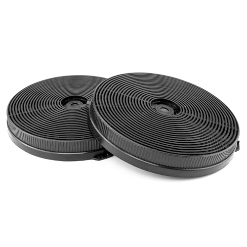 Filtro a carbone attivo per la circolazione dell'aria, 2 filtri di ricambio per filtro a carbone, accessori originali per filtro cappa aspirante filtro per cappa aspirante 60 cm e 90 cm
