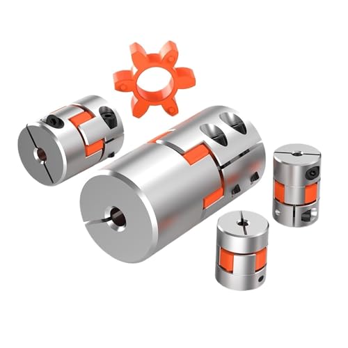 Acoplador de eje flexible D35L50 conector de motor paso a paso CNC 12x14mm 4