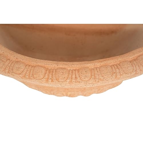 Miniatura 7 de Biscottini Bañera Para Fuente De Jardín De Terracota Fuente De Pared De Exterior Made In Italy Lavabo Decoración Pared