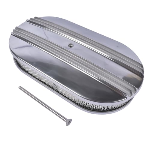 Filtre à air en aluminium demi-ailettes pour optimiser le flux SBC Ford