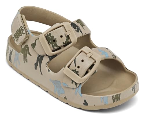 Image of ChayChax Toddler Boys Girls Double Buckle Sandals Children's Adjustable Back Strap Water Sandal