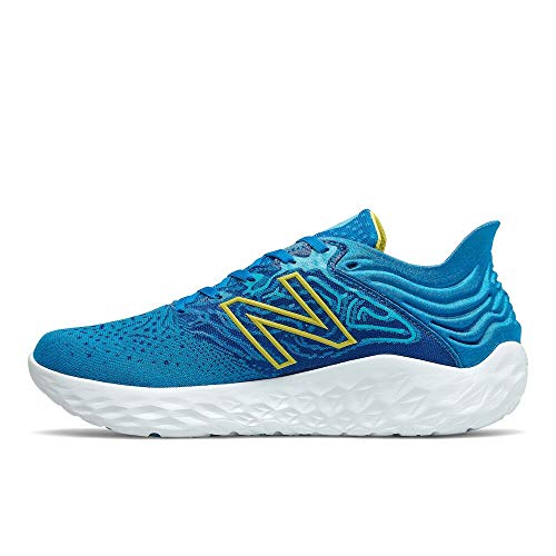 New Balance Men's Fresh Foam Beacon V3 Running Shoe, Wave/Citra Yellow, 7.5 Wide