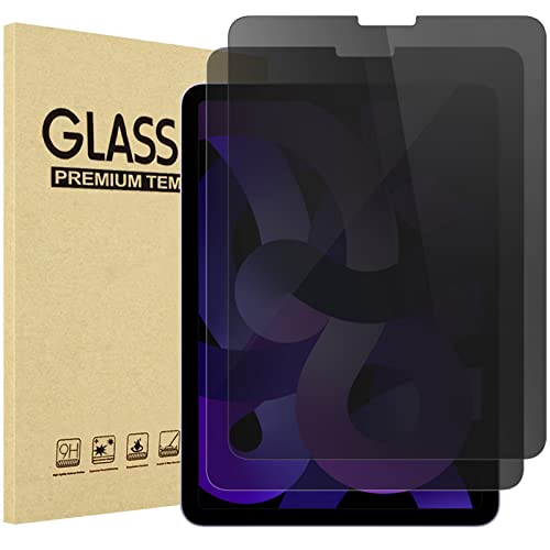 ProCase iPad Air 5/Air 4 フィルム 10.9" 覗き見防止 強化ガラス スクリーンプロテクター 適用端末:iPad Air 第5世代 2022/Air 第4世代 10.9" (2枚)