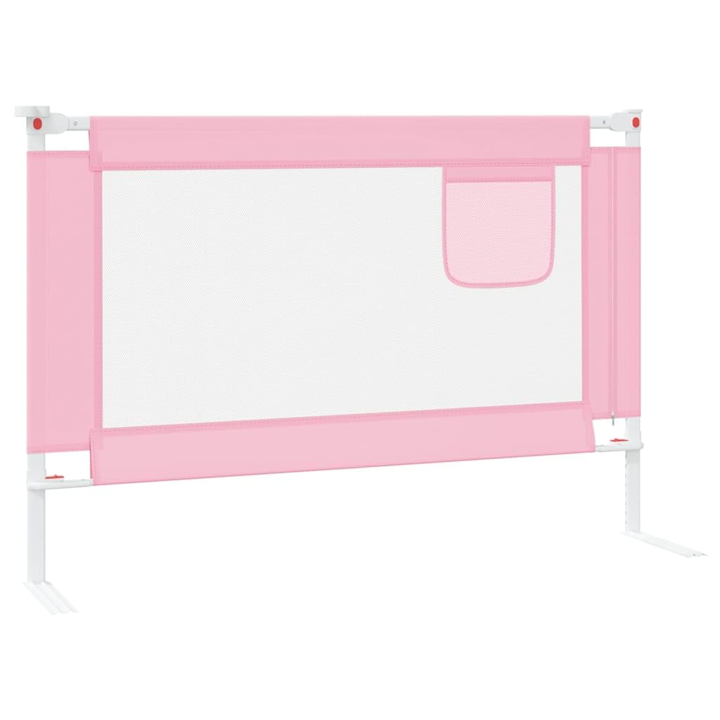 Generisch Kleinkind-Bettschutzgitter Rosa 100x25 cm Stoff,Baby & Kleinkind,Babysicherheit,Baby-Bettschutzgitter,10199