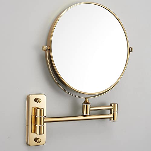 Miroir de maquillage mural réglable pour soin du visage et rasage