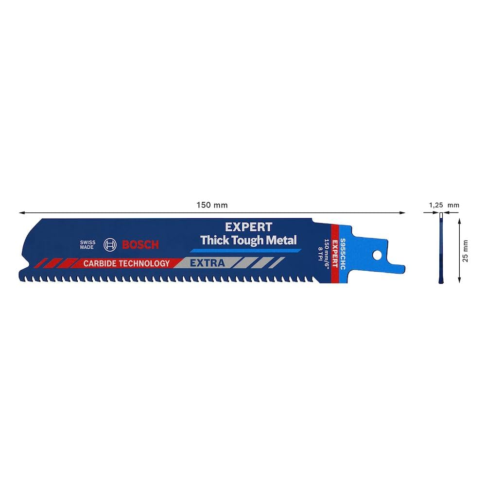 BOSCH S1255CHC 替刃 10本入 ボッシュ〉超硬セーバーソーブレード S955CHC 10本入 【オススメ