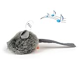 TTcat Catnip Matatabi Silvervine Mouse for Cats & Kittens,Cat Mouse Toy Interactive,Melody Chaser Cat Play Squeaking Mouse，Mouse Sound Cat Toy.
