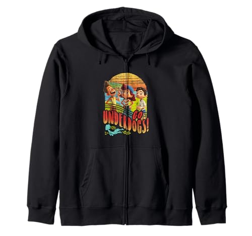 Sweat à capuche Disney Pixar Luca avec fermeture éclair et motif imprimé durable