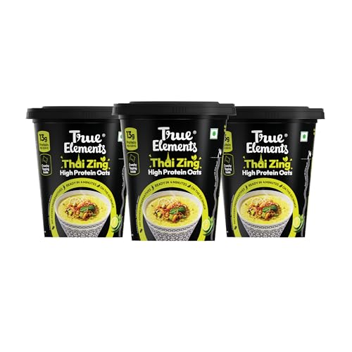 Image of True Elements Thai Zing Protein Oats 62g Pack of 3