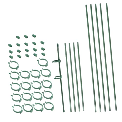 ibasenice 1 Ensemble Tuteurs de Jardin Ajustables pour Plantes Support Unique pour Fleurs et Fixations pour Petites Plantes et Décoration de Jardin
