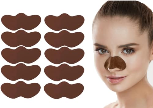 Image of Charcoal Nose Strips for Blackheads & Whiteheads | Deep Cleansing Pore Strips for Smoother Looking Skin | Unisex Skin Care (10x Butterfly Coffee Nose Strips)