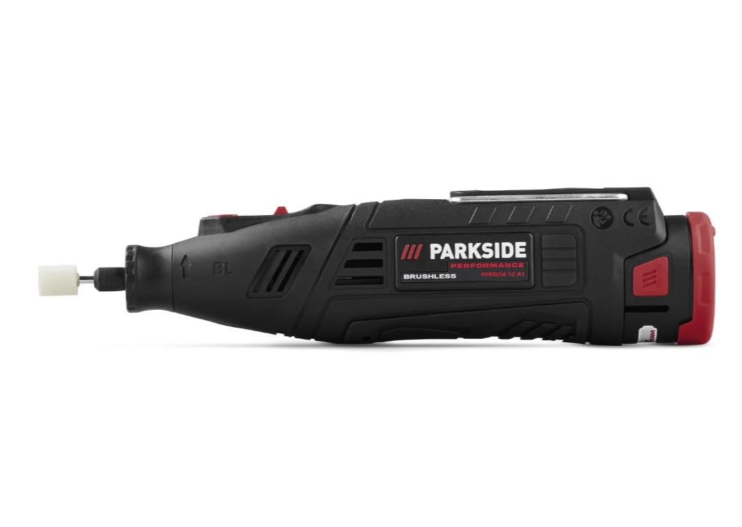 PARKSIDE PERFORMANCE Feinbohrschleifer 12 V PPFBSA 12 A1 – mit Akku und Ladegerät