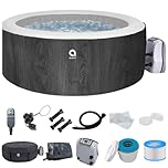 Inflatable Hot Tub Spa | Jets Inflatable Whirlpool Hot Tub | 2 to 4 Person Spa with Dual-Heating Technology, Smart Filtration, Insulated Tub Cover | 686 Liter, 105 Jets, 49 inch