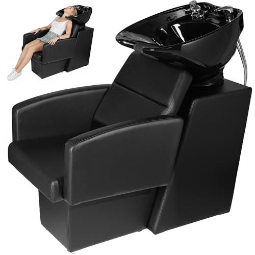 Salon Shampoo Bowl and Chair Set