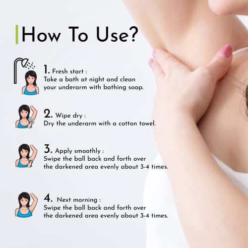 Liveright LR Nalpamaradi Roll on For Dark Underarms | Antiperspirant Roll On for Microbes Control, Underarm lightening, Keeps Skin Fresh & Clean, Alcohol Free, Paraben Free - Image 4