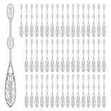 Icicle Cocktail Stirrer, Dry Ice Swizzle Sticks for Smokey Cocktails, Drinks, and Coffee, Glows In The Dark, (Use with Dry Ice), 50 Pack