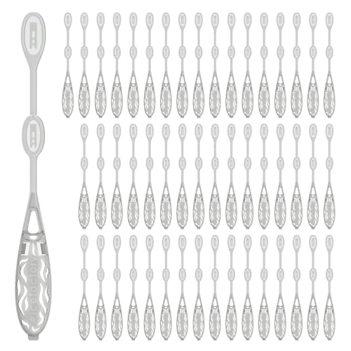 Icicle Cocktail Stirrer, Dry Ice Swizzle Sticks for Smokey Cocktails, Drinks, and Coffee, Glows In The Dark, (Use with Dry Ice), 50 Pack