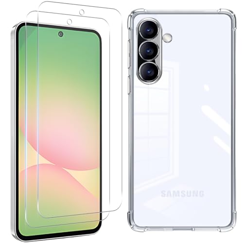 �Ή� Galaxy A56 5G �t�C���� (�Q������) + �P�[�X �M�����N�V�[ A56 5G �K���X�t�C���� �t���ی�t�B���� �����K���X ���E���h�G�b�W���H �d�x9H ��U�h�~ ����0.26mm 3D Touch�Ή� �����x ������ �w��h�~ gal