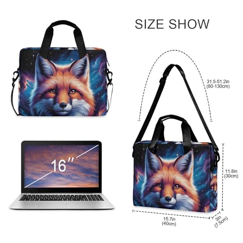 Maletín para portátil Alaza Fox Head tamaño 13-15.6" miniatura 4