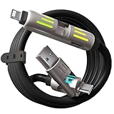 Durable Liquid Silicone Cable Design Crafted from premium liquid silicone, this cable is soft to the touch yet extremely durable. It withstands over 20,000 bends and resists tangling, ensuring long-lasting use in both home and travel scenarios 4-in-1...