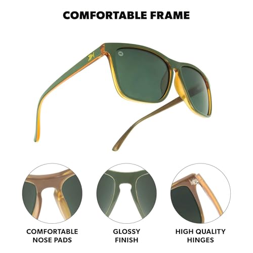 Knockaround Fast Lanes Polarized Aviator Sunglasses — view 3