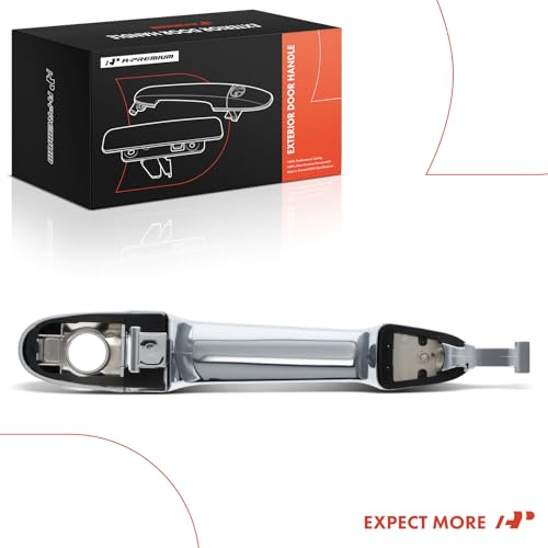 A-Premium Front Driver or Passenger Side Exterior Door Handle with Keyhole Compatible with Kia Optima 2006 2007 2008 2009 2010, Silver by A-Premium - Image 9