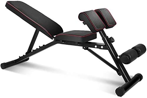 RDTIAN Sports Tools, Height-Adjustable Multifunctional Exercise Abdominal Waist Extension Stool for Household Gym Portable Exercise Use Fitness Lose Weight Supplise Unisex Adult Black