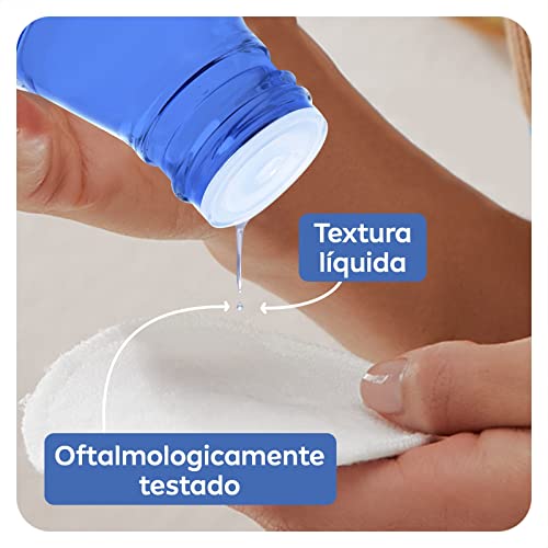 NIVEA Demaquilante Facial Bifásico 125ml - Composto com Óleo de Girassol, retira até a maquiagem à p
