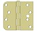 Deltana S44058tt2d-lh Sq Door Hinge, Zinc Dichromate Plated