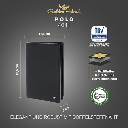 Sécurisez vos papiers avec l'étui carte d'identité Golden Head Polo - 3