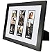 8 x 10 Photo frame with mat for three photo booth pictures black 8x10 photo booth frame 3 pictures