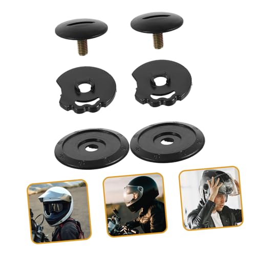 Base mecanismo casco motocicleta soluciona problemas de soporte flojo con 6 piezas de PC 6