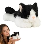 QiiWuic 18cm Cat Teddy, Cat Plush for Home Decor, Stuffed Animals with Realistic Design, Cuddly Companion for Birthday, Thanksgiving, Valentine's Day, Christmas