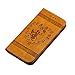 Produktbild Homikon PU Leder Hülle Retro Schön Blume Prägung Schutzhülle Brieftasche Ledertasche Handyhülle Flip Wallet Case Kunstleder Standfunktion Etui Kompatibel mit Samsung Galaxy S4 - Gelb