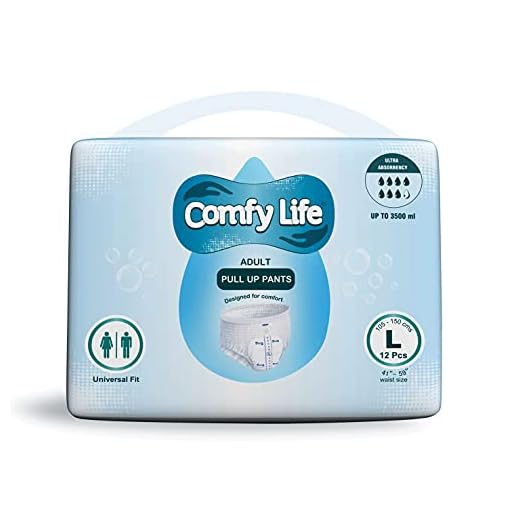 Comfy Life Premium vuxen inkontinens dra upp blöjbyxor stora 12-pack högabsorberande - (kvantitet rabatt tillgänglig för primärkunder) Produktnamn