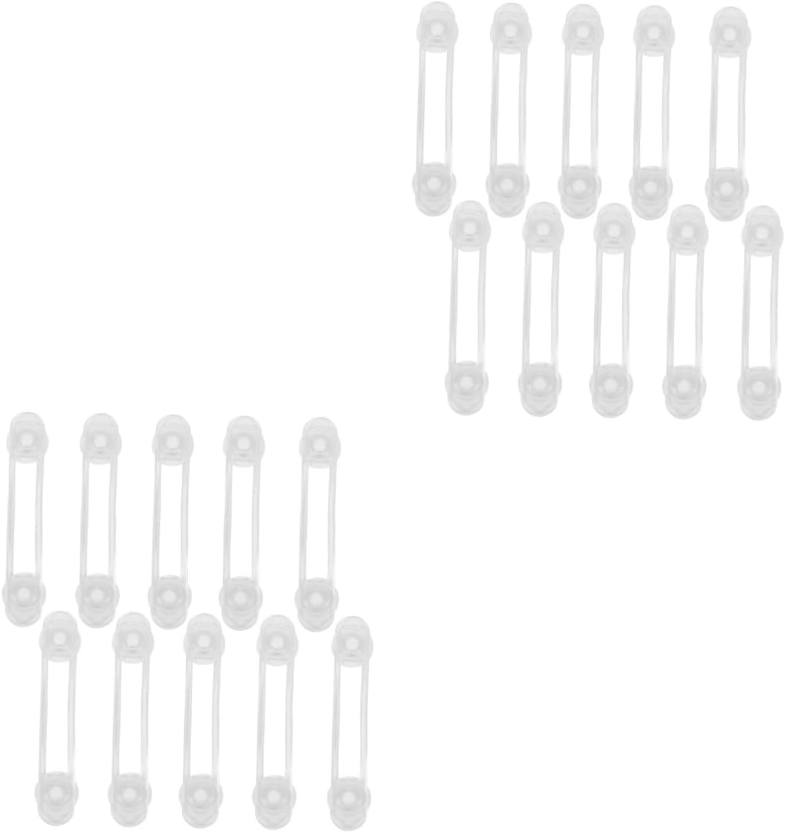 Yardwe 2sets 10pcs Childproof Drawer Locks Self Adhesive Cabinet Safety Latch for Refrigerators Closets and Transparent Pinch Design for Safety 10pcs*2