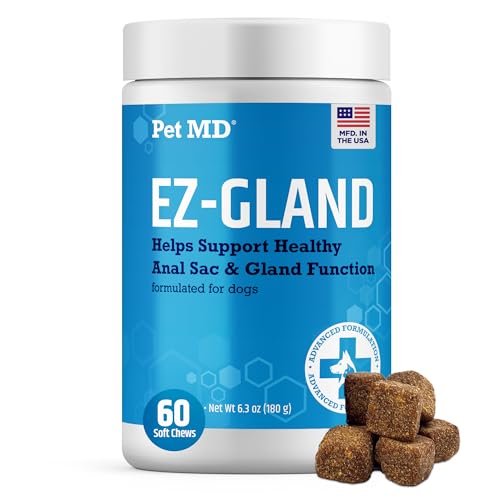 Pet MD EZ Gland - Dog Anal Gland Chews with