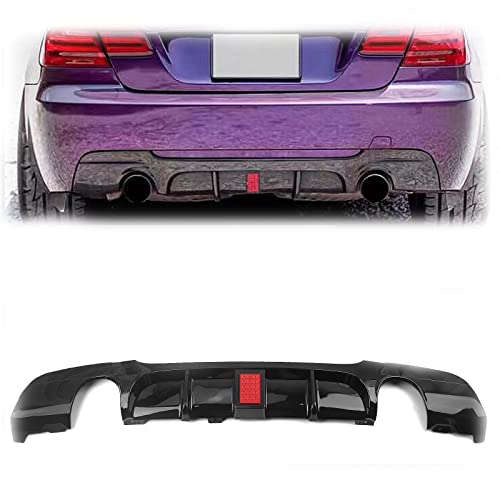 Diffuseur arrière double échappement avec spoiler LED pour Série 3 E90 E91 - 2
