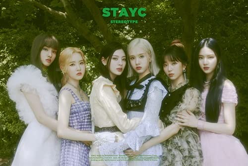 Miniatura 7 de STAYC Stereotype 1st Mini Album Type B 1p Folding Poster On Pack+84p PhotoBook+1p Post+1p PhotoCard+1p Fragrance+1p Scratch+1p Special Card+Tracking