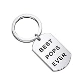 MAOFAED Grandpa Gift Father’s Day Gift Best Pops Ever Men Gift From Granddaughter Grandson Birthday Gift For Grandfather (best pops ever)