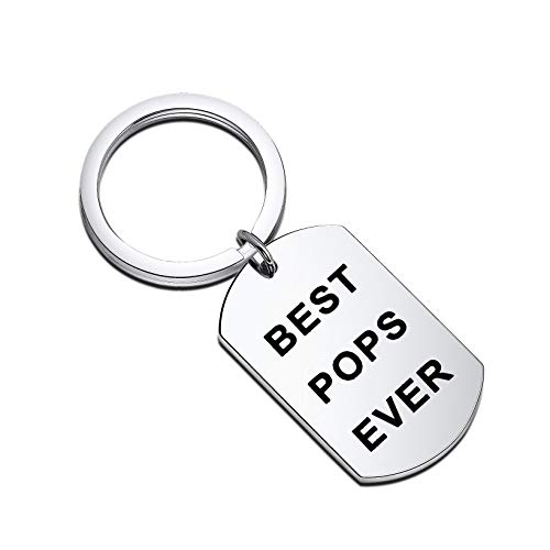 Maofaed Grandpa Gift Father’s Day Gift Best Pops Ever Men Gift From Granddaughter Grandson Birthday Gift For Grandfather (Best Pops Ever) #TOP25