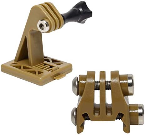 Rail Mounts or Helmet Excavator Mounts Bracket Adapter for Picatinny Rails GoPro Action Camera