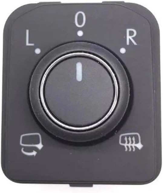 Car Rearview Mirror Switch for Passat B8L L5TD959565 Reversing Mirror Switch Rearview Mirror Knob Folding Switch Car Rearview Mirror Control Switch